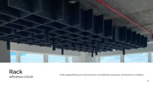 Placa de fieltro reciclado decorativa Rack